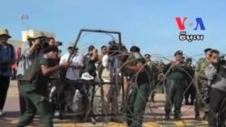 Riot Police and Protesters Rehearse Ahead of a Big Protest 