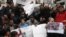 Street vendors demonstrate against the government, Tunis, March 13, 2013.