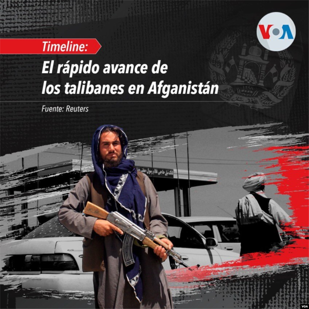 El r&#225;pido avance de los Talibanes en Afganist&#225;n.