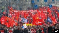 Marches and Rallies Mark May Day Around the World 