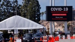 Vaccination site in Inglewood, California, on March 15, 2021.