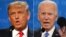 Ảnh phối hợp Tổng thống Donald Trump và ứng cử viên Tổng thống của Đảng Dân chủ, cựu Phó Tổng thống Joe Biden. 