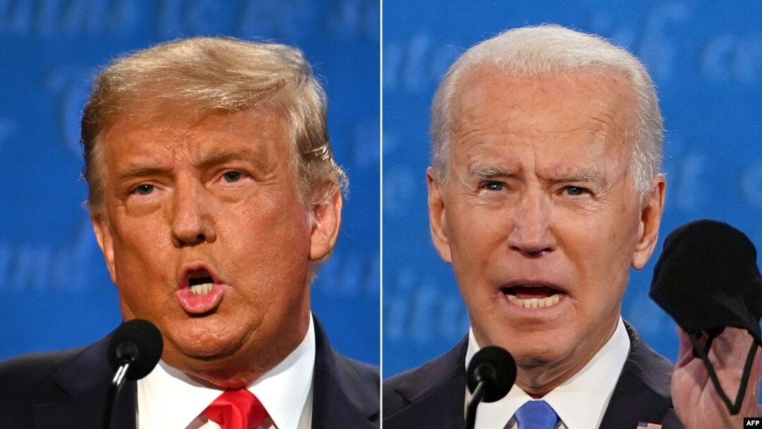 Donald Trump iyo Joe Biden