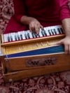 FILE - An Afghan musician plays the harmonium in Kabul, Afghanistan, on Sept. 16, 2021. Afghan musicians and singers in Pakistan received a temporary reprieve on Jan. 10, 2025, from a court that ruled they could not immediately be deported back to Afghanistan.