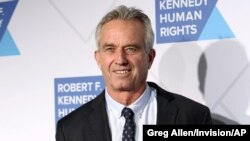 FILE - Robert F. Kennedy, Jr. attends the 2019 Robert F. Kennedy Human Rights Ripple of Hope Awards at the New York Hilton Midtown in New York City, Dec. 12, 2019. Kennedy has been banned from Instagram after controversial anti-vaccine posts. 
