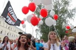 Los Bielorrusos han expresado su apoyo a Sviatlana Tsikhanouskaya.