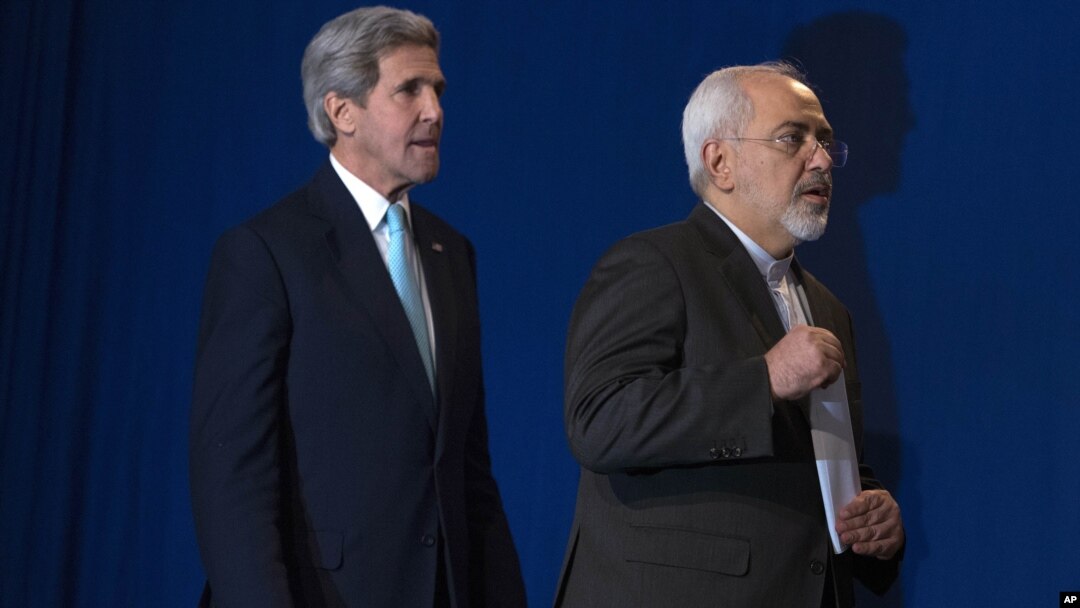 Državni sekretar Džon Keri i njegov iranski kolega Džavad Zarif