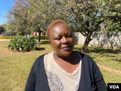 Amkela Sidange, an official with Zimbabwe’s Environmental Management Agency, says an environmental impact assessment (EIA) report addressed and cleared all public concerns about the coal mining project by Beifa Investments. (Columbus Mavhunga/VOA)