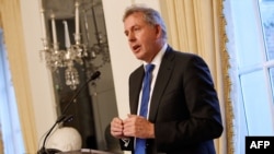 Britain's Ambassador to Washington Kim Darroch said, July 10, 2019, he was resigning after drawing U.S. President Donald Trump's ire for criticizing his administration in leaked confidential cables to London. 