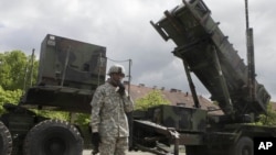 NATO's Patriot surface-to-air missiles