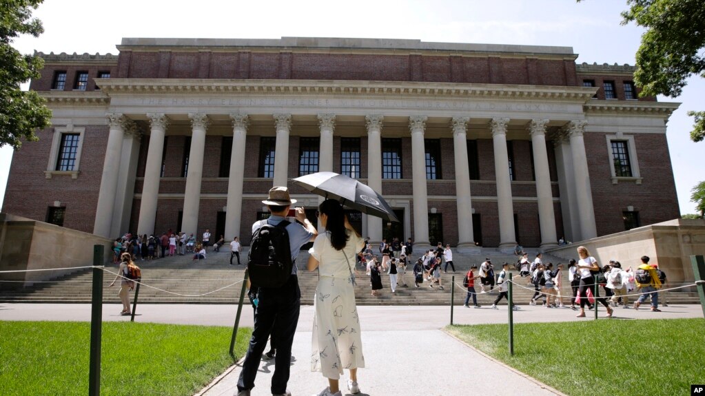 Tư liệu- Thư viện Đại học Harvard ở Cambridge, Massachusetts, 16/7/2019. 