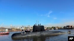 El submarino ARA San Juan envió su última señal el miércoles, informó la armada argentina.