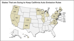 States Suing Over Auto Emissions Rules