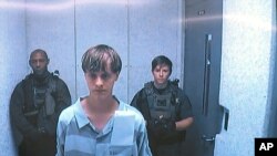 Dylann Roof pembunuh jemaat gereja di Charleston, S.C, 19 Juni 2015.