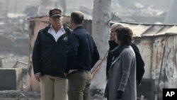 El presidente Trump partió por la mañana a California para evaluar los daños del peor incendio forestal del que se tiene registro en el estado.