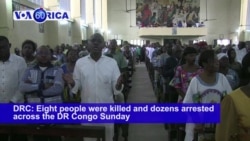 VOA60 Africa- DR Congo cracks down on Catholic anti-Kabila protesters