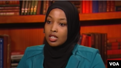 FILE - Munira Khalif is seen in a screengrab from video during an interview with VOA's Somali Service.