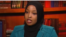 FILE - Munira Khalif is seen in a screengrab from video during an interview with VOA's Somali Service.