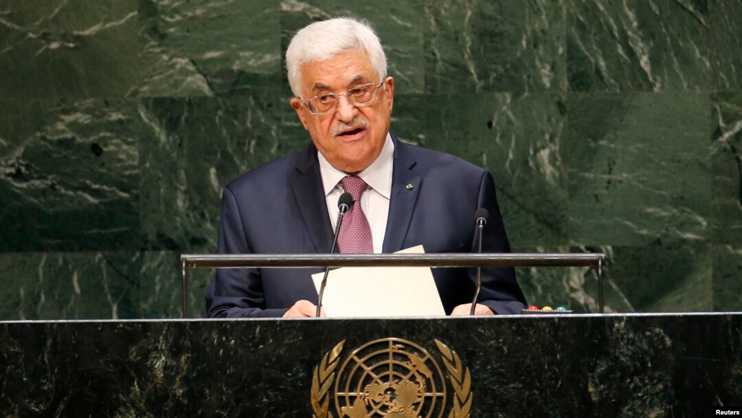 Presiden Palestina Mahmoud Abbas saat berpidato di hadapan Sidang Majelis Umum PBB di New York (Foto: dok).