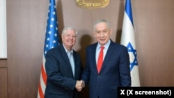 Serokwezîrê Îsrîalê B. Netanyahu û Senatorê Amerîkî Lindsey Graham