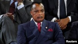 Le président Denis Sassou-Nguesso du Congo-Brazzaville, à Bamako, Mali, 14 janvier 2017.