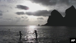 Tropical Storm Humberto formed near the Cape Verde Islands Monday and was expected to strengthen into the first hurricane of the Atlantic storm season. (File photo)