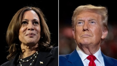 Harris, Trump Make Final Push for Votes on Election Day