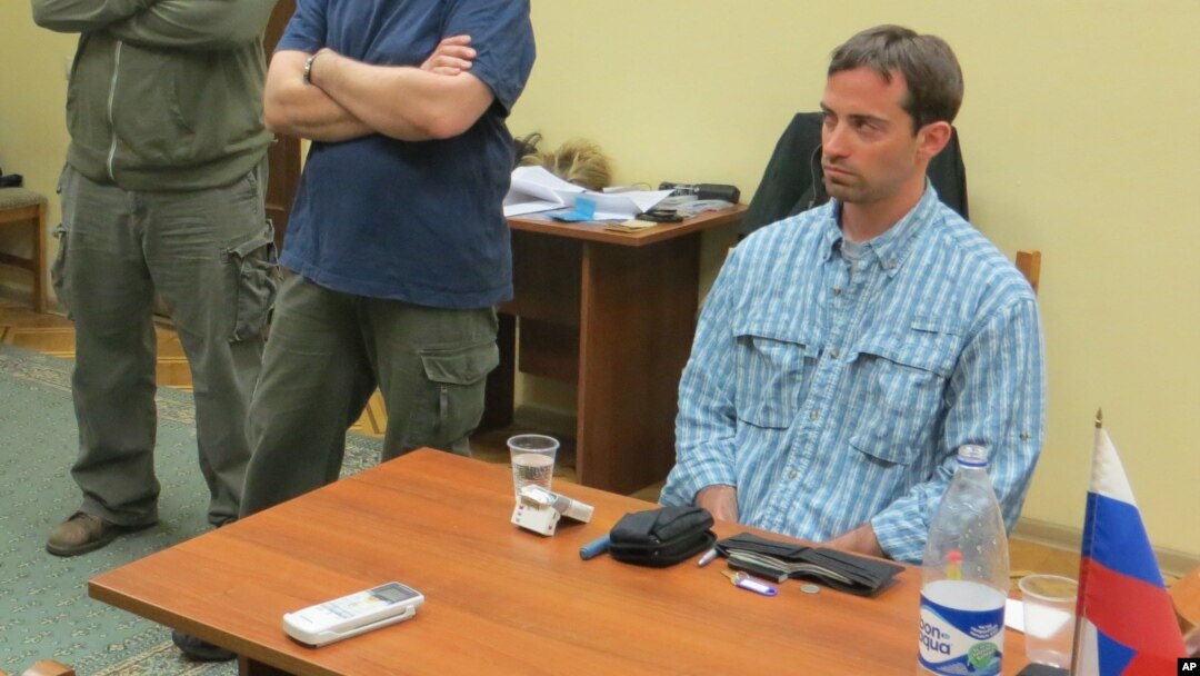 Diplomat AS Ryan Fogle ditangkap oleh dinas keamanan Rusia atas tuduhan melakukan mata-mata (14/5).