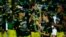 Les basketteuses de Seattle Storm célèbrent leur sacre en finale de la WNBA, USA, le 6 octobre 2020.