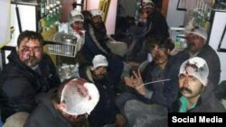 درویشان گنابادی کتک خورده و بازداشت شده در حوادث خیابان گلستان هفتم پاسداران تهران 