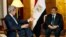 U.S. Secretary of State John Kerry, left, meets with Egyptian President Mohammed Morsi in Addis Ababa, Ethiopia, May 25, 2013. 