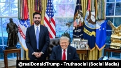 دونالد ترامپ، رئیس جمهوری آمریکا در کنار زهران ممدانی، شهردار منتخب نیویورک