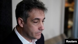 Michael Cohen, exabogado del presidente Donald Trump, poco antes de reportarse a prisión en mayo de 2019, para cumplir una sentencia de tres años por varios cargos, entre ellos mentir al Congreso.