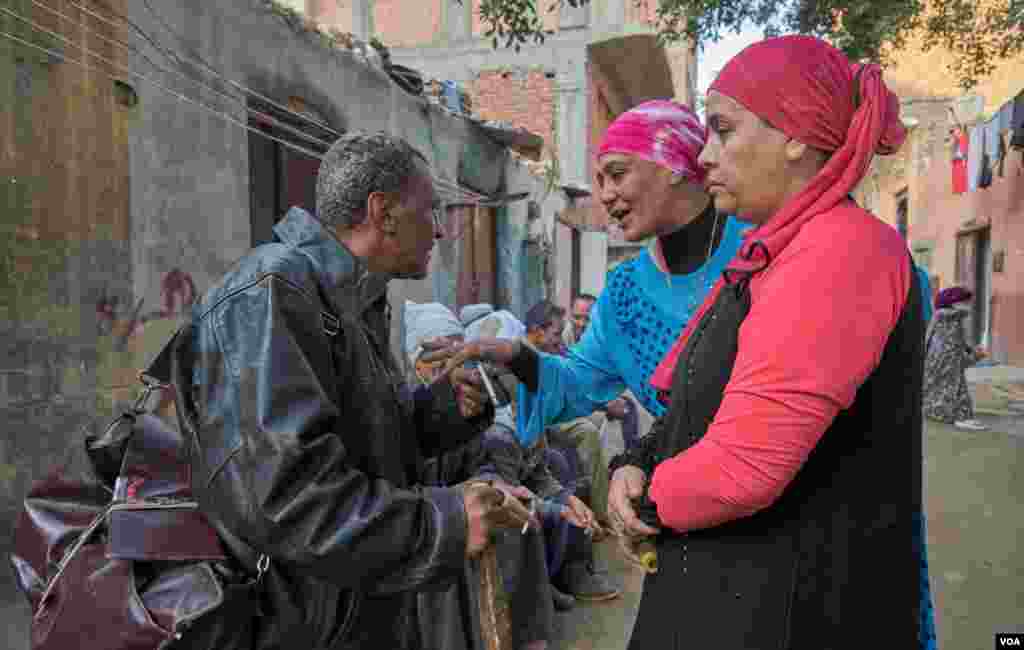 Most of Abdallah&#39;s clients live below the poverty line and cannot pay his fees immediately, which puts an extra burden on his shoulders, but he never says &quot;no.&quot; He is always looking forward to the promised money. (Hamada Elrasam/VOA)