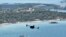Greece Wildfire DronesA long-range drone equipped with thermal imaging cameras and a sophisticated early warning system patrols over Kavouri beach and nearby woodland, in southern Athens, Greece, Aug. 17, 2023. 