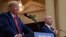 Tổng thống Nga Vladimir Putin (phải) và Tổng thống Mỹ Donald Trump tổ chức một cuộc họp báo chung tại Dinh Tổng thống ở Helsinki, Phần Lan, ngày 16 tháng 7, 2018.
