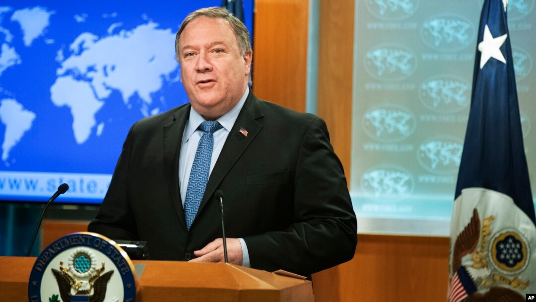 AQSh Davlat kotibi Mayk Pompeo, Vashington, 21-iyun, 2019