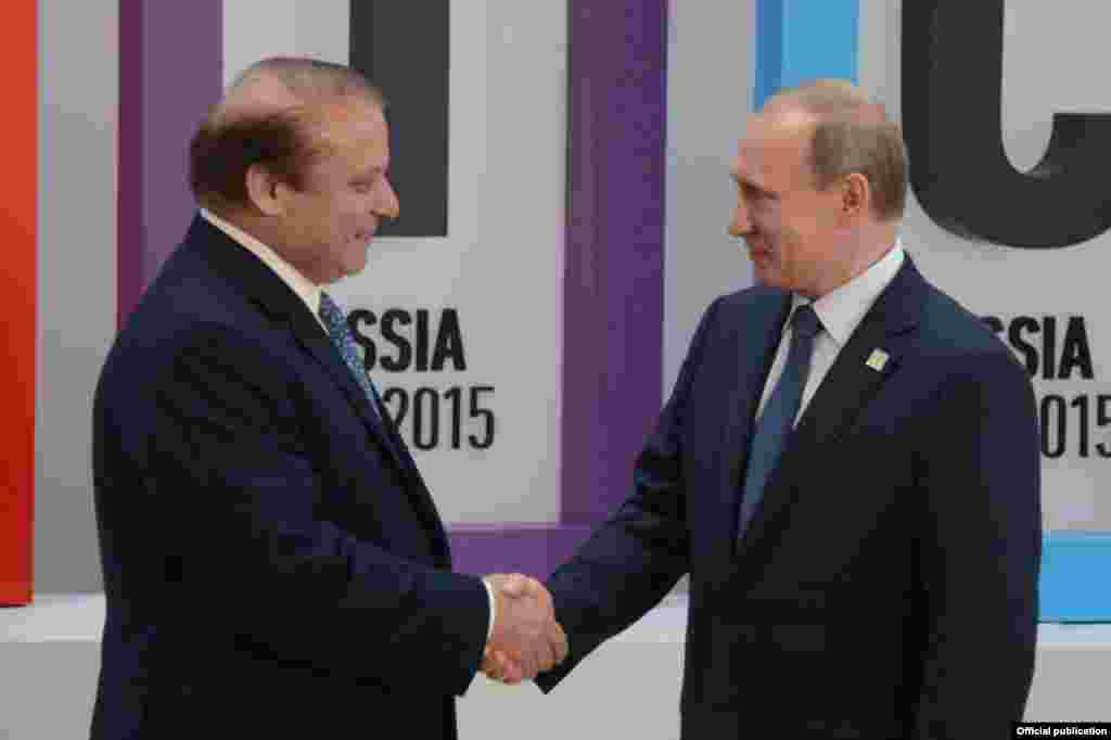 Prime Minister of Pakistan Nawaz Sharif Visit Russia VII BRICS Summit 2015