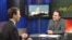 State Dept Farsi language spokesman Alan Eyre appearing on VOA's "Parazit" with host Kambiz Hosseini.
