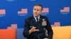 US Africa Command's Major General Kenneth Ekman gestures as he addresses a news conference at the US Embassy in Abidjan, Côte d'Ivoire, on July 24, 2024.