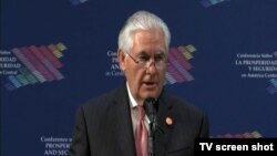 Rex Tillerson señaló que será el secretario de Seguridad Nacional, John Kelly, quien abordará más a fondo el plan de seguridad en Centroamérica durante su intervención el viernes 16 de junio.