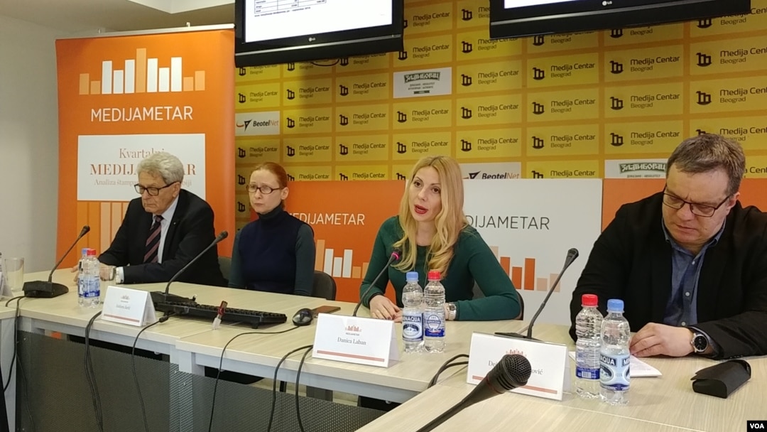 Konferencija Kvartalnog medijametra u Medijacentru u Beogradu, 31. januara 2019.