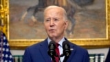 El presidente Joe Biden pronuncia un discurso sobre las protestas estudiantiles por la guerra en Gaza, desde la Sala Roosevelt de la Casa Blanca, el jueves 2 de mayo de 2024, en Washington.