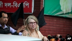 Mantan PM Khaleda Zia di Dhaka, Bangladesh (Foto: dok).