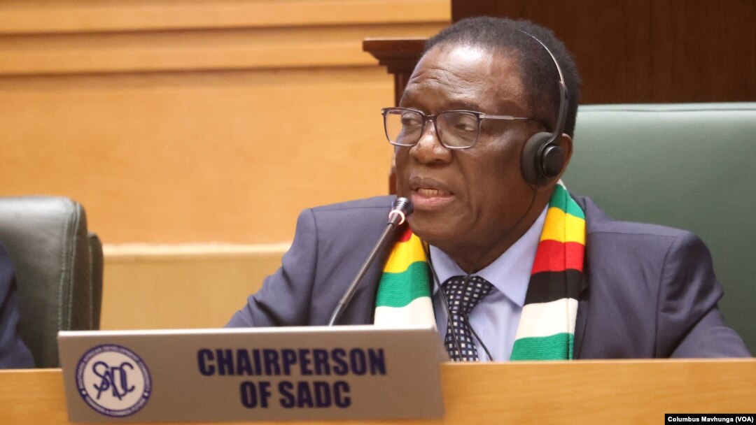 Sachigaro veSADC Vari mutungamiri wenyika, VaEmmerson Mnangagwa.