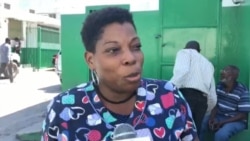 Nurse Marie Catherine is disappointed in the lack of communication and support from the Public Health Ministry. (Matiado Vilme / VOA Creole)