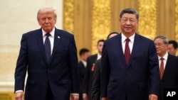 2026年5月14日，唐纳德·特朗普总统与中国国家主席习近平在北京人民大会堂出席国宴。