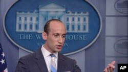 White House senior policy adviser Stephen Miller