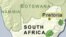 FILE: Map of Cape Town, Pretoria in S. Africa
