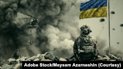 گرافیک با موضوع درگیری نظامی روسیه و اوکراین